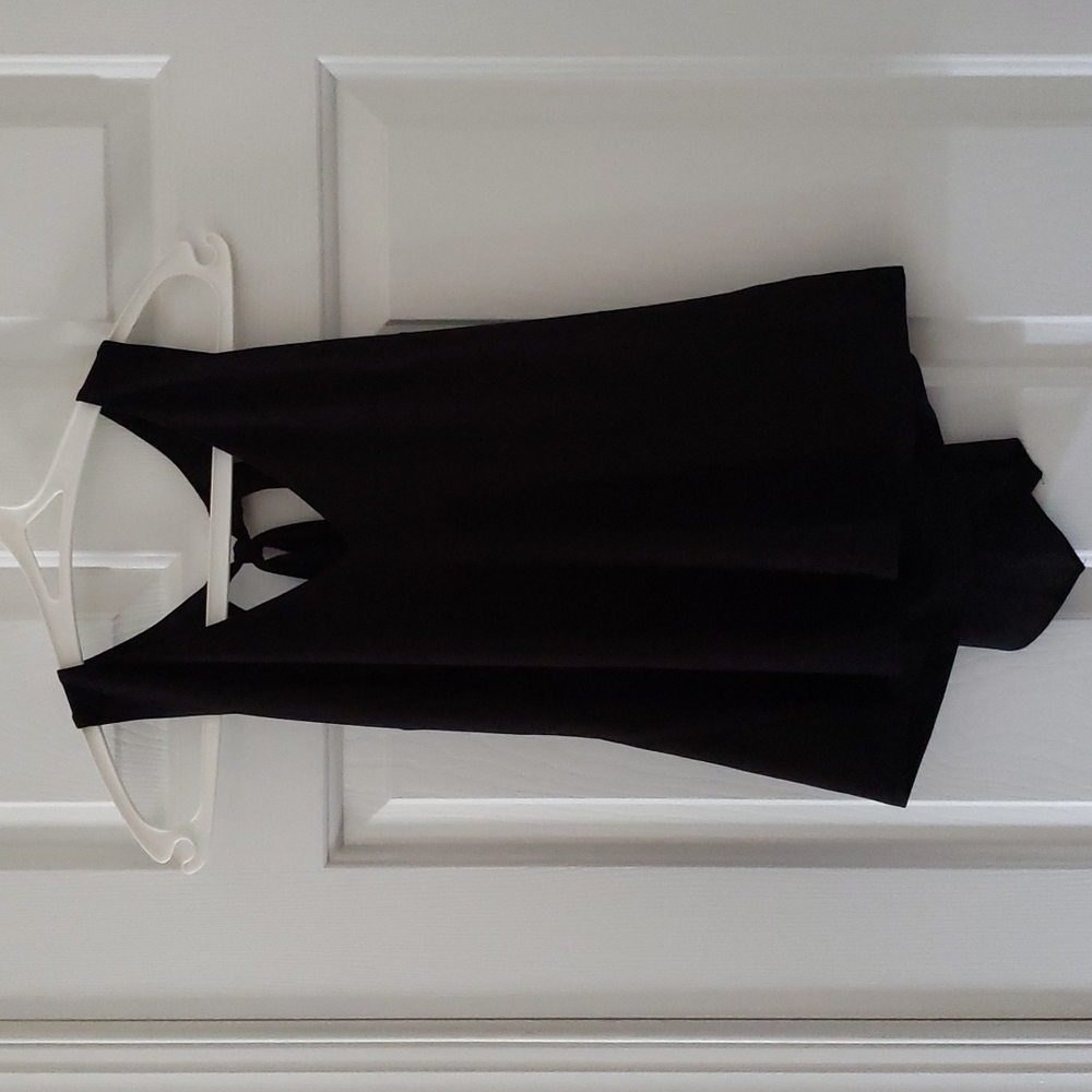 Brand new black halter top size S